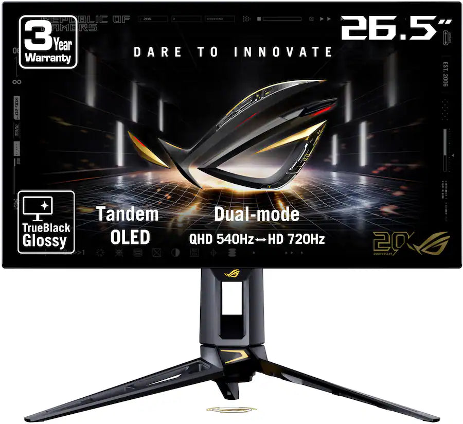 ASUS - ROG Swift 2K HD 720Hz OLED Gaming Monitor